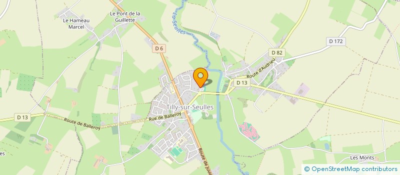 localisation de l'entreprise SCI DU PERRON  TILLY-SUR-SEULLES
