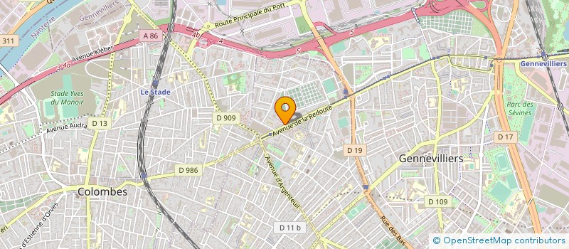 localisation de l'entreprise SCI DU PERROU à ASNIERES-SUR-SEINE