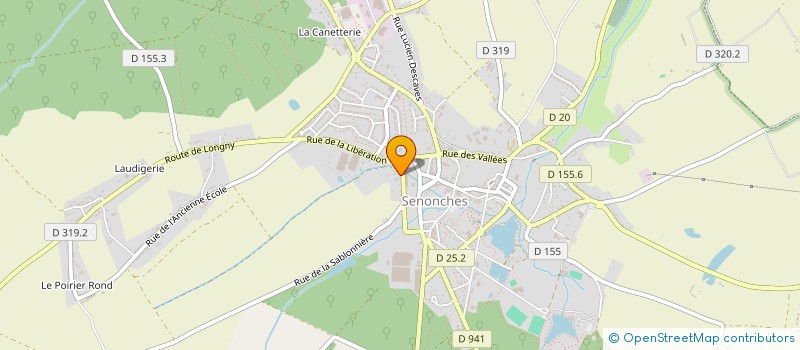 localisation de l'entreprise SCI DU PERTHUIS à SENONCHES