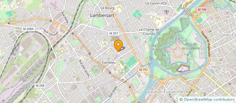 localisation de l'entreprise SCI DU PESAGE à LAMBERSART