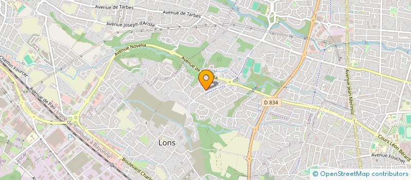 localisation de l'entreprise SCI DU PESQUE à LONS