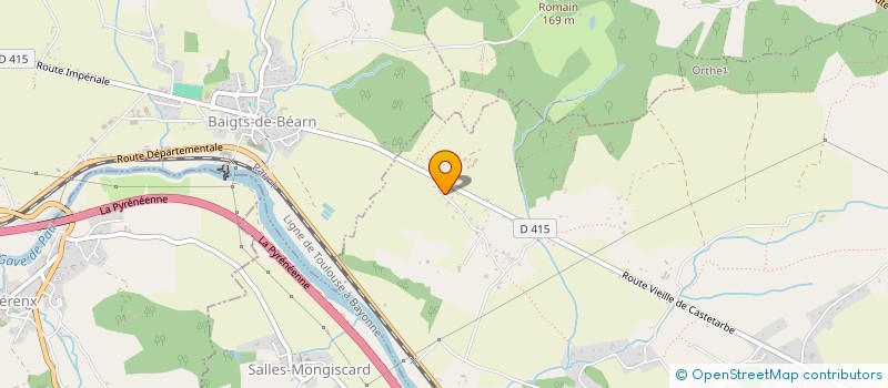 localisation de l'entreprise SCI DU PESQUE  ORTHEZ