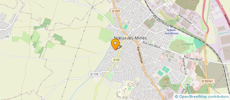 localisation de l'entreprise SCI DU PETIT BAILLI  NOEUX LES MINES