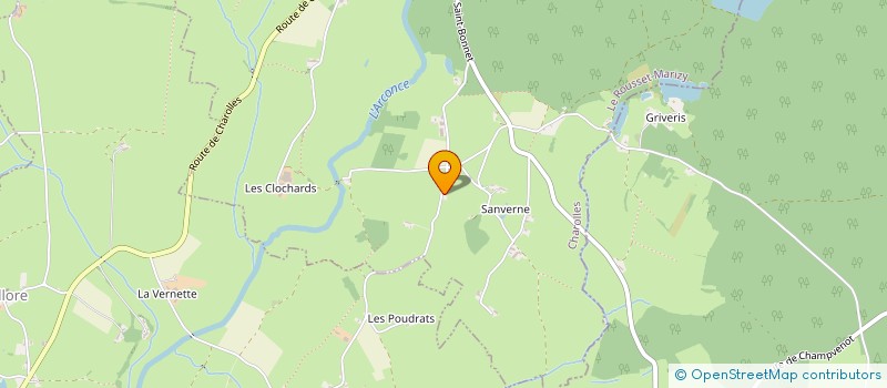 localisation de l'entreprise SCI DU PETIT BARONNET  BALLORE