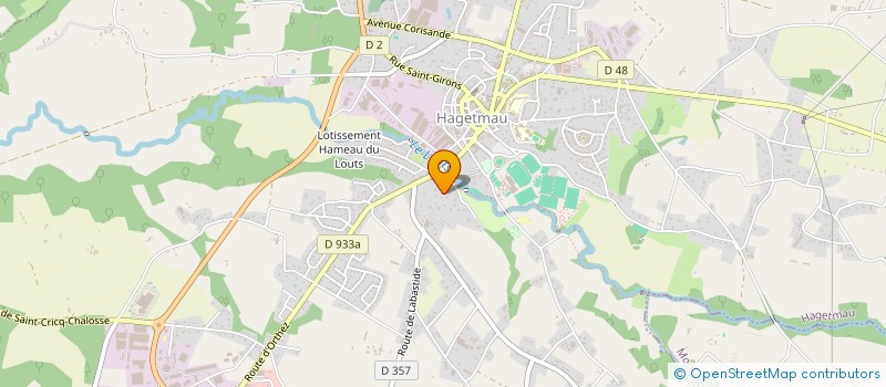 localisation de l'entreprise SCI DU PETIT BASQUE  HAGETMAU