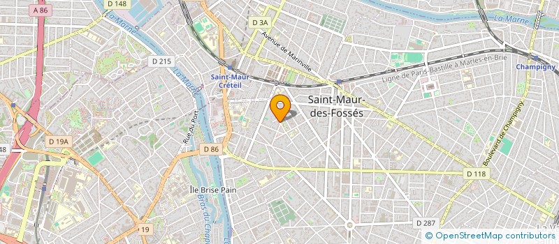 localisation de l'entreprise SCI DU PETIT BOIS à SAINT-MAUR-DES-FOSSES