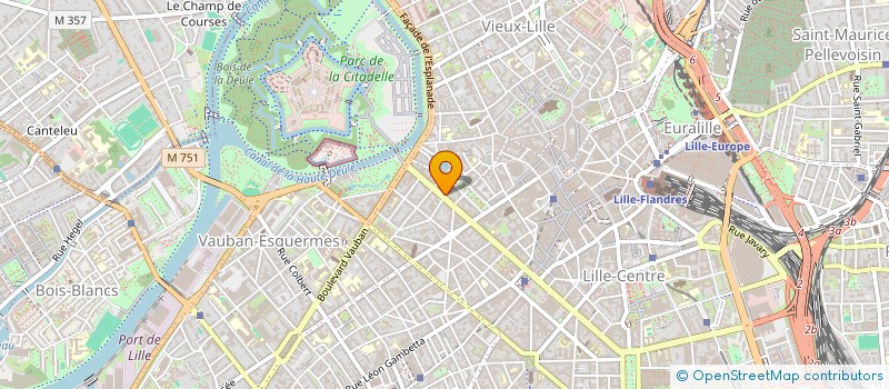 localisation de l'entreprise SCI DU PETIT BOIS  LILLE