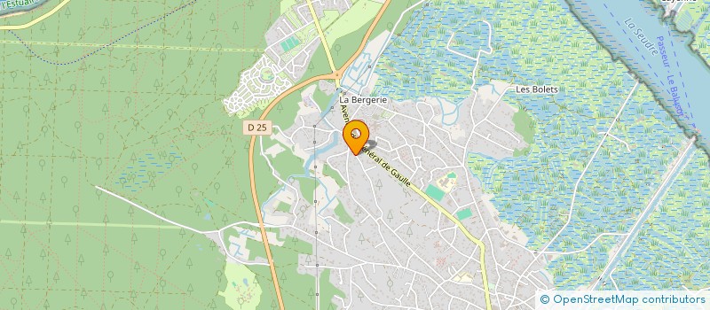 localisation de l'entreprise SCI DU PETIT BOIS  LA TREMBLADE