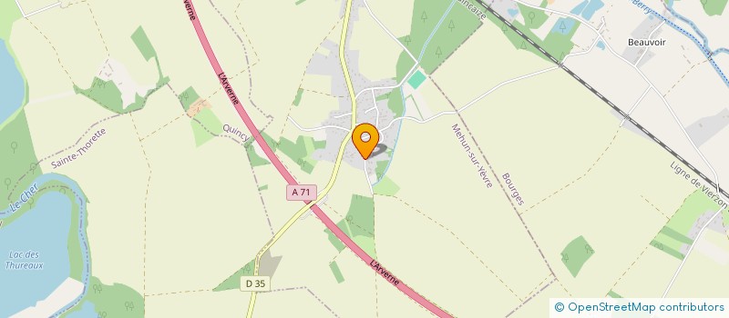 localisation de l'entreprise SCI DU PETIT BOIS  MEHUN-SUR-YEVRE