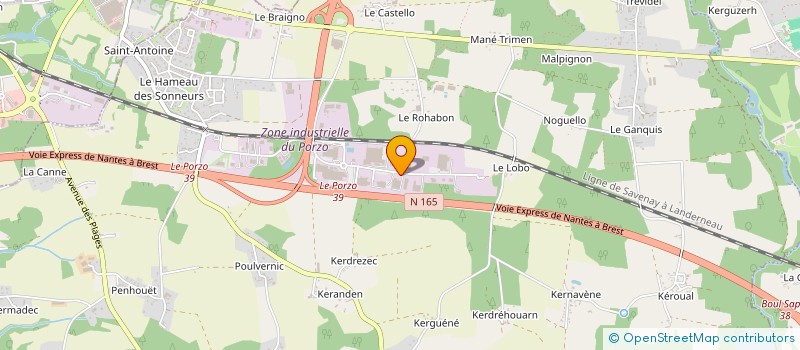 localisation de l'entreprise SCI DU PETIT BOIS à KERVIGNAC