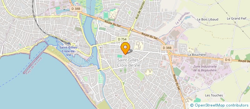 localisation de l'entreprise SCI DU PETIT BOIS à SAINT-GILLES-CROIX-DE-VIE