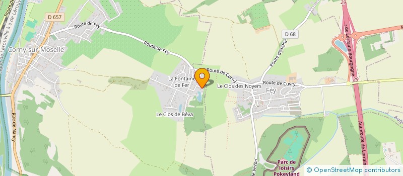 localisation de l'entreprise SCI DU PETIT BOIS  CORNY-SUR-MOSELLE