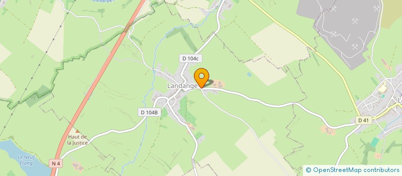 localisation de l'entreprise SCI DU PETIT BOIS  LANDANGE