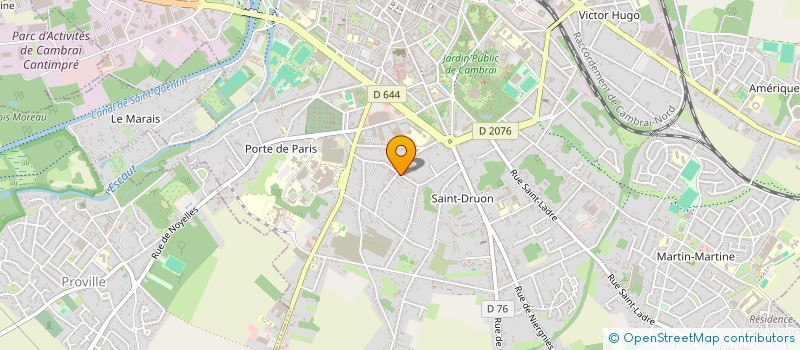 localisation de l'entreprise SCI DU PETIT BOIS à CAMBRAI