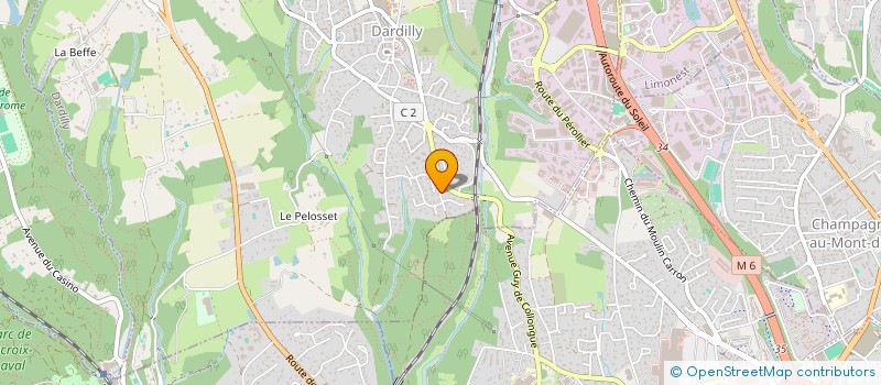 localisation de l'entreprise SCI DU PETIT BOIS  DARDILLY