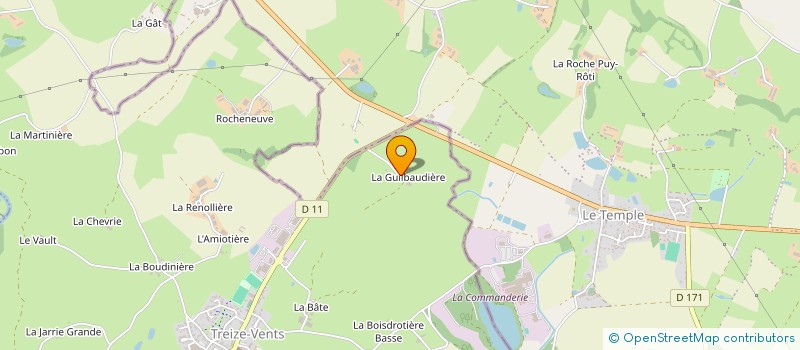 localisation de l'entreprise SCI DU PETIT BOIS CHABOT  SAINT-MALO-DU-BOIS