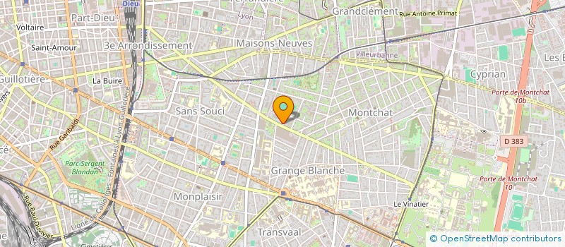 localisation de l'entreprise SCI DU PETIT BONHEUR  LYON