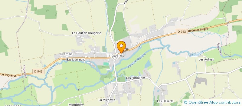 localisation de l'entreprise SCI DU PETIT BONHOMME à TRIGUERES