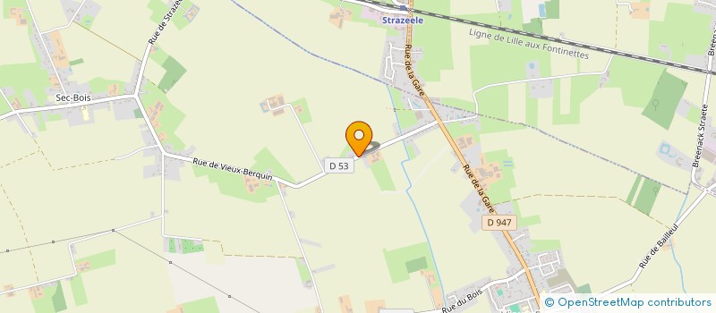 localisation de l'entreprise SCI DU PETIT BOULEAU  VIEUX-BERQUIN