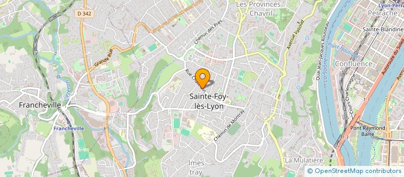 localisation de l'entreprise SCI DU PETIT BOY  SAINTE-FOY-LES-LYON