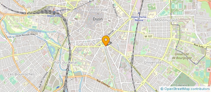 localisation de l'entreprise SCI DU PETIT BRANGE à DIJON