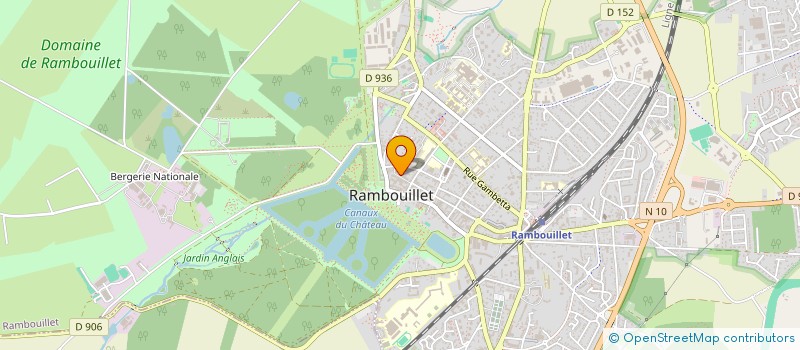 localisation de l'entreprise SCI DU PETIT BRANROCH  RAMBOUILLET