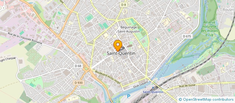 localisation de l'entreprise SCI DU PETIT BUTIN à SAINT-QUENTIN