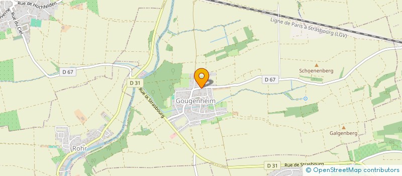 localisation de l'entreprise SCI DU PETIT CAILLOU  GOUGENHEIM