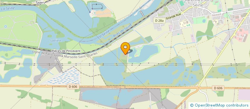 localisation de l'entreprise SCI DU PETIT CHALET  VARENNES-SUR-SEINE