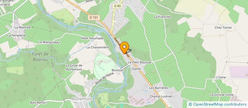 localisation de l'entreprise SCI DU PETIT CHAMPEROUX à VAL-DE-COGNAC
