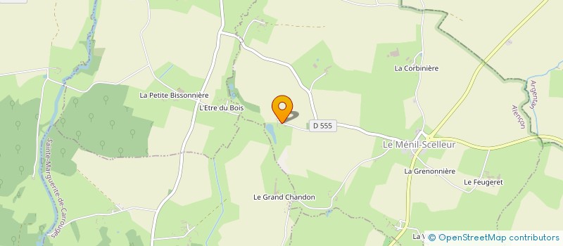 localisation de l'entreprise SCI DU PETIT CHANDON à LE MENIL-SCELLEUR