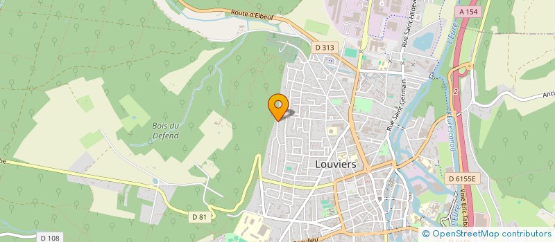 localisation de l'entreprise SCI DU PETIT CHAT à LOUVIERS