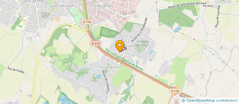 localisation de l'entreprise SCI DU PETIT CHATEAU  GUERANDE