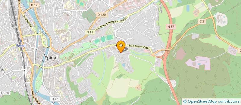 localisation de l'entreprise SCI DU PETIT CHATEAU à EPINAL