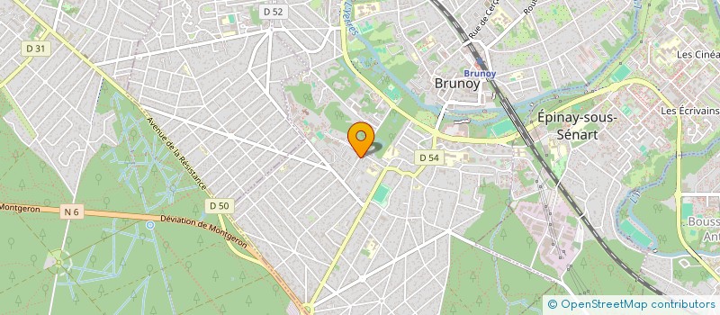 localisation de l'entreprise SCI DU PETIT CHATEAU  BRUNOY