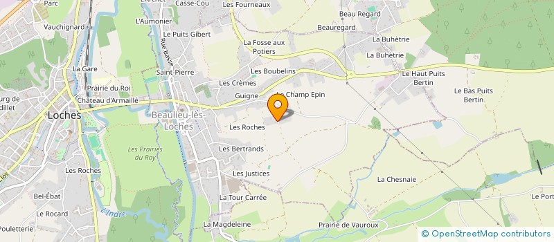 localisation de l'entreprise SCI DU PETIT CHEDIGNY  BEAULIEU-LES-LOCHES