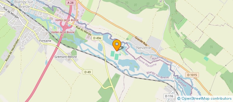 localisation de l'entreprise SCI DU PETIT CHEMIN à BLANGY-SUR-BRESLE