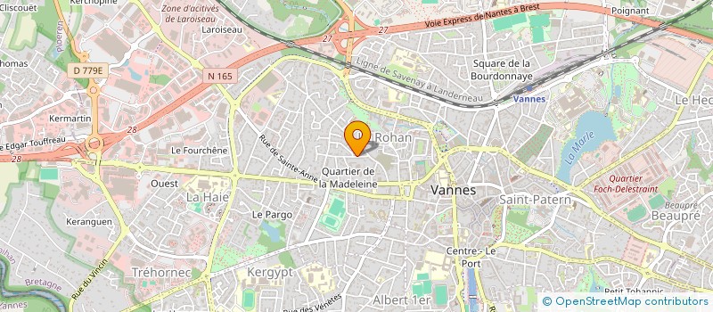 localisation de l'entreprise SCI DU PETIT CHEMIN à VANNES