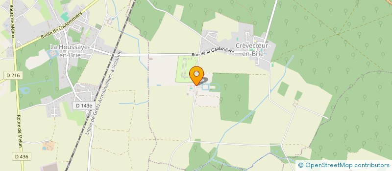 localisation de l'entreprise SCI DU PETIT CHEMIN  CREVECUR-EN-BRIE