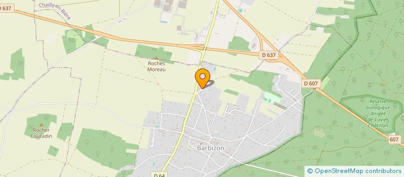 localisation de l'entreprise SCI DU PETIT CHENE  BARBIZON