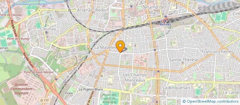 localisation de l'entreprise SCI DU PETIT CHENE à RENNES