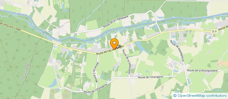 localisation de l'entreprise SCI DU PETIT CHENETEAU  VITRY-AUX-LOGES