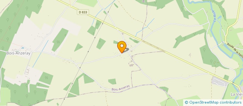 localisation de l'entreprise SCI DU PETIT CLOS  BOIS-ANZERAY