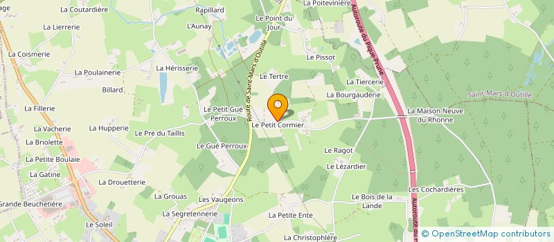 localisation de l'entreprise SCI DU PETIT CORMIER  ECOMMOY