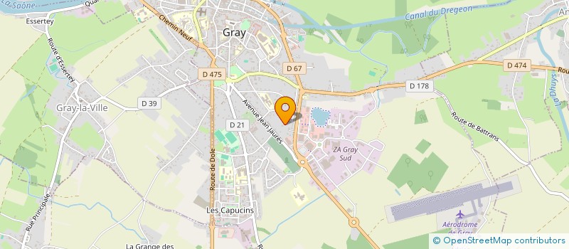 localisation de l'entreprise SCI DU PETIT CORNEUX à GRAY