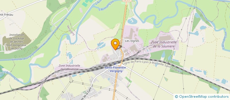 localisation de l'entreprise SCI DU PETIT COURSON  VERGIGNY