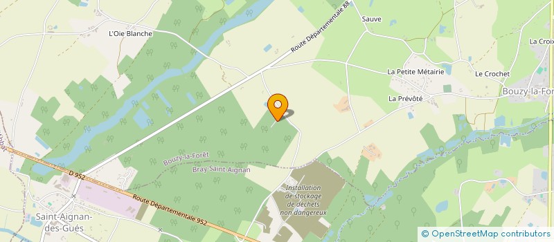 localisation de l'entreprise SCI DU PETIT COUVENT à BRAY-SAINT-AIGNAN