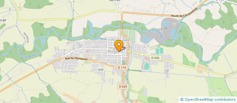 localisation de l'entreprise SCI DU PETIT COUVERT à MIREPOIX