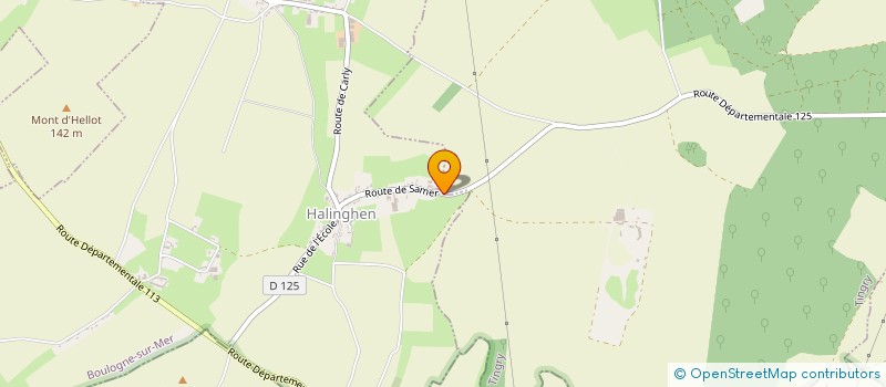 localisation de l'entreprise SCI DU PETIT CROCQ  SAMER