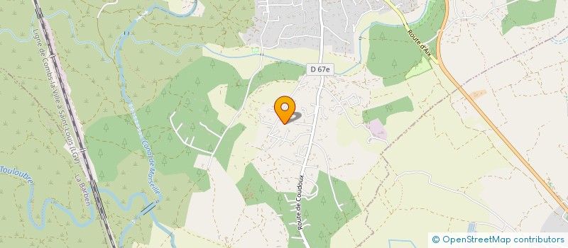 localisation de l'entreprise SCI DU PETIT CROIGNES  LAMBESC